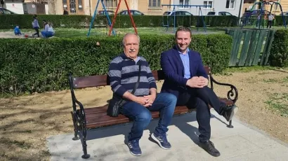 Predsjednik mjesnog odbora Knez Domagoj, Petar Kane&scaron;ić s dogradonačelnikom Brajdićem/Foto: Igor Brajdić