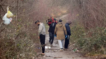 Migranti su prije tjedan dana sudjelovali u prometnoj nesreći na području Pakraca/Foto: Mario Pu&scaron;ić/CROPIX (ilustracija)

&nbsp;