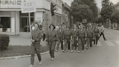 Vatrogasno natjecanje mladeži ZOB Zajednice općina Bjelovar/Foto: Monografija &quot;Daruvarski vatrogasci - 140 godina DVD-a Daruvar