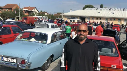 Domagoj Jakopović Ribafish na 17. Oldtimer susretu u Garešnic/Foto: Janja Čaisa