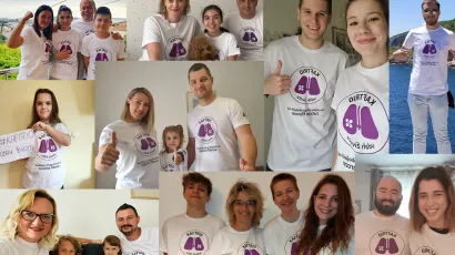 Članovi Hrvatske udruge oboljelih od cistične fibroze danas napokon mogu biti sretni/Foto: Hrvatska udruga oboljelih od cistične fibroze