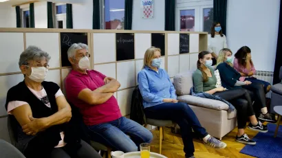 Okupljeni Bjelovarčani sa zanimanjem su slušali predavanje/Foto: Inkubator ideja