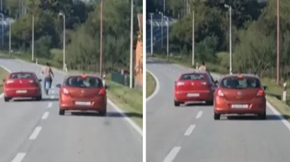 Pogibeljna vožnja trajala je gotovo 10 minuta/Foto: Screenshot