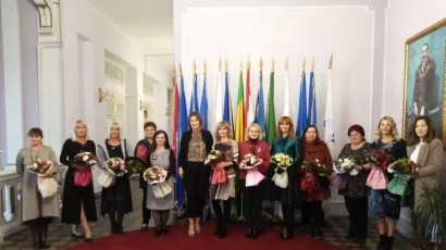 Nagrađene učiteljice na primanju kod županice Požeško-slavonske županije Antonije Jozić/Foto: Požeško-slavonska županija