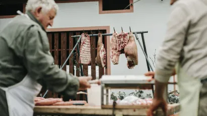Slavonsko svinjokolje i Čvarkijada u Dobrovcu uvijek je bila dobro posjećena/ Foto: Marko Miščević/Cropix (ilustracija)