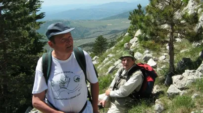 Zdenko Herout i Josip Prević na jednom od brojnih izleta/Foto: Planinarsko društvo Petrov vrh