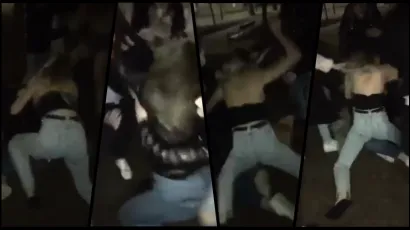 Video tučnjave djevojaka proširio se Bjelovarom/Snimio: Čitatelj