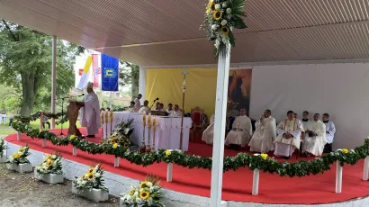 Misno slavlje u Novoj Rači povodom Velike Gospe prijašnjih godina/Foto: Bjelovarsko - križevačka biskupija