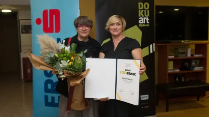Snježana Tribuson dobila je nagradu Počasni Dokuartovac/ Foto: DOKUart