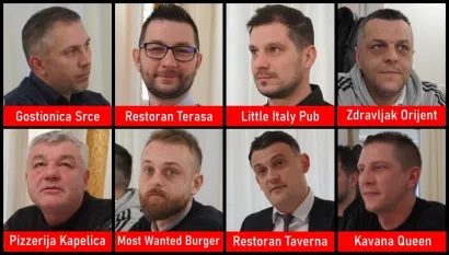 Svi daruvarski ugostitelji koji poslužuju hranu pridružili su se projektu i do&scaron;li na njegovu prezentaciju/Foto: Nikica Puhalo/MojPortal.hr