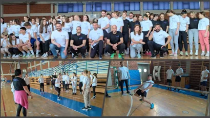 4. Maturantski sportski dan održan je u dvorani srednjoškolskog centra/ Foto: Deni Marčinković
