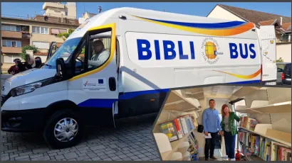 Bjelovarska knjižnica dobila novi bibliobus/ Foto: Grad Bjelovar