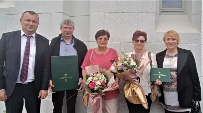 U Daruvar stigla Povelja BBŽ-a i Plaketa "Tihomir Trnski"/ Foto: Liga protiv raka Daruvar