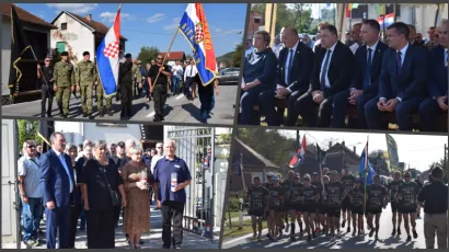 Odana počast mučki ubijenim braniteljima u Kusonjama/ Foto: Pakrački list