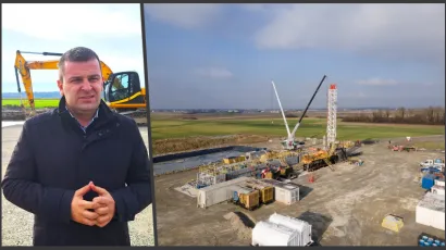 Počela gradnja tornja za bušenje/ Foto: Deni Marčinković/ Facebook Dario Hrebak