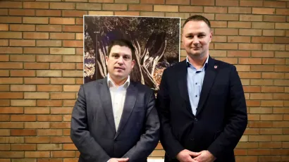 Ministar Oleg Butković i Župan Marko Marušić/ Foto: BBŽ