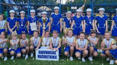 Ponosne Daruvarske mažoretkinje/ Foto: Privatni album