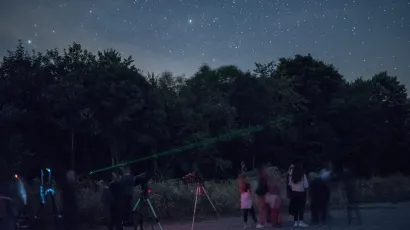 Daruvarčani su na Petrovom vrhu promatrali kišu meteora/Foto: Saša Selihar