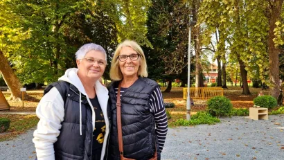 Manda Doliba&scaron;ić izSlavonskog Broda i Zorica Ilić iz Virovitice/Foto: Dijana Puhalo/MojPortal.hr