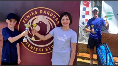 Ricardo, Latica i Jakov su opet rasturili/Foto: Teniski klub Feniks