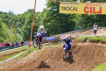 Roko (lijevo) i Štef (desno) pokazali su koliko motocross može biti lijep, uzbudljiv i neizvjestan/Foto: Mario Barać/MojPortal.hr