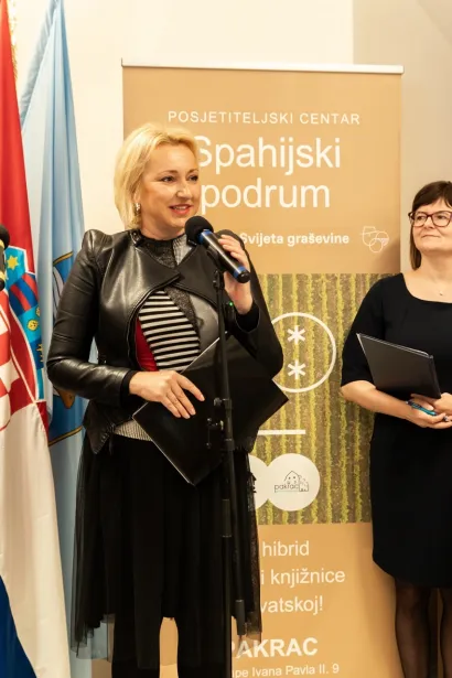 Izaslanica predsjednika Vlade RH i državna tajnica u Ministarstvu regionalnog razvoja i fondova EU Kristina Bilić/Foto: Antonio Pejša, PHI MEDIA