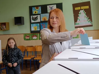 Vincek Smešnjak je obavila svoju građansku dužnost/Foto: Slavica Trgovac Martan
