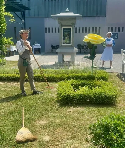 Uzvanicima je predstavljena interpretativna povijesna šetnja kroz lipičke toplice/Foto: Compas.hr
