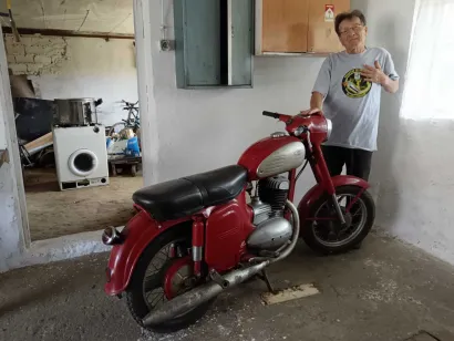 Motor je na sigurnom u Stevinoj radionici/Foto: Slavica Trgovac Martan
