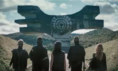 Scena sa spomenikom u Podgariću u video spotu "Darkside" svjetski poznatog DJ-a Alana Walkera/Foto: Screenshot