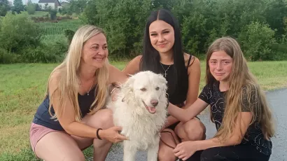 Konačno ponovno sa svojom obitelji/Foto: Šapa Bjelovar