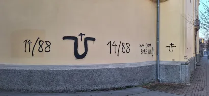 Uništeno pročelje pravoslavne crkve u Bjelovaru/ Foto: Deni Marčinković