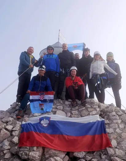 Daruvarska ekipa na najvišem vrhu Slovenije/Foto: Tihomir Krajnović