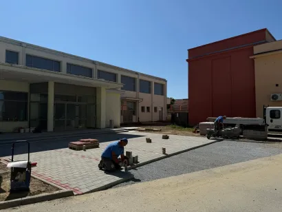 I novi prilaz je spreman za učenike i sportaše/Foto: Krugoval Garešnica