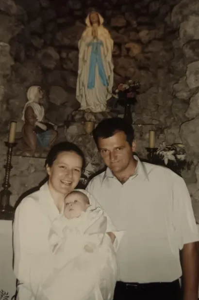 S prvom kćerkicom/Foto: Obitelj Brletić