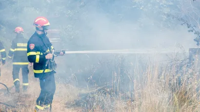 U požaru je izgorjela suha trava/ Foto: Danijela Peracic/CROPIX (Ilustracija)