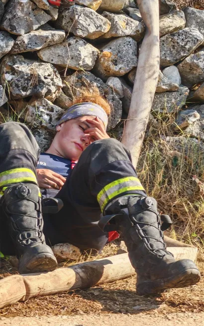 Fotografija: Novo Selo wildfire/Frsne/Vatrogasci Supetar