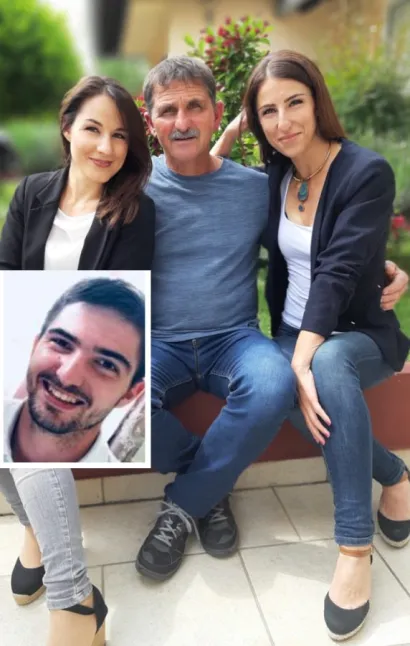 S kćerkama Marijom i Anitom. Sin Ivan živi i radi u Njemačkoj/Foto; Privatni album