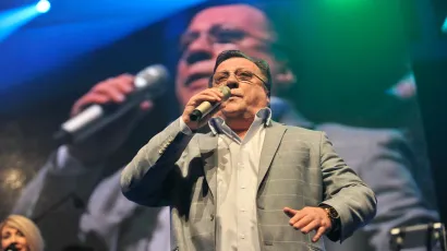 Split, 020413.Humanitarni koncet Za istinu - ja mogu sve u SC Gripe.Prihod od prodanih ulaznica ide u fond za oboljele od autizma. Nasi najbolji pjevaci, grupe i klape razveselili su nekoliko tisuca posjetitelja.Na fotografiji: Halid Beslic.Foto: Nikola Vilic/CROPIX