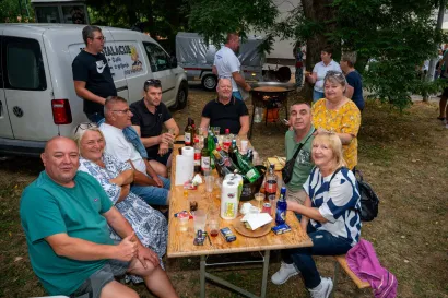 Vesela ekipa iz "lagune" uživa u dobroj atmosferi/Foto: Foto: Predrag Uskoković/Grad Daruvar