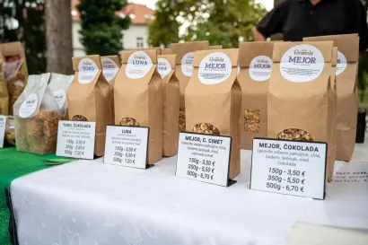 Svoj obrt za proizvodnju žitarica za doručak predstavio je obrtnik Goran Vranješ iz Osijeka/Foto: Predrag Uskoković/Grad Daruvar