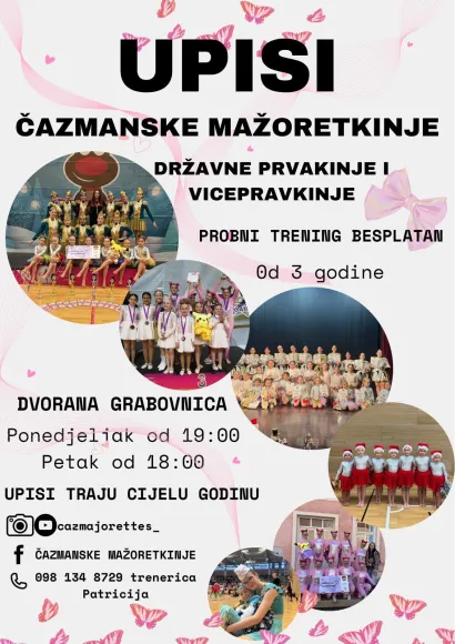 Foto: Čazmanske mažoretkinje