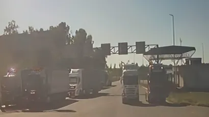 Kamioni u BiH/ Screenshot BIHAMK