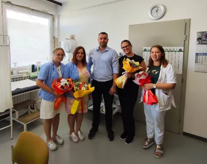 Dobrodošlicu novoj liječnici poželio je i gradonačelnik Zlatko Pavičić/ Foto: Privatni album