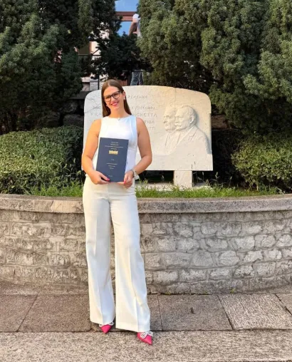 Diplomirala je na sveučilištu u Rijeci/Foto: Privatni album