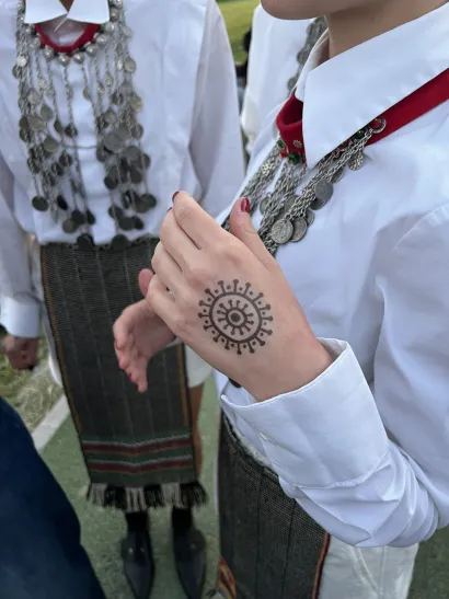 Nakon što je prvi put čula za starohrvatske tetovaže, Eva je znala da mora nastaviti priču o njima/Foto: Privatni album