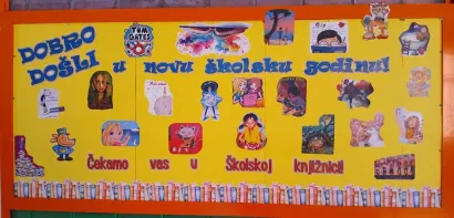 Dobrodošlica učenicima/Foto: Irena Ivković