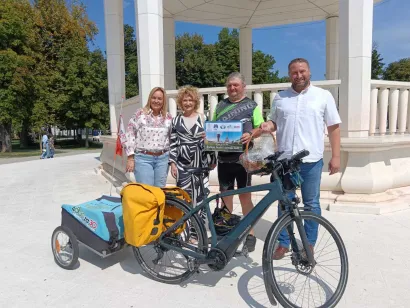 Štefan je prikupljao novac za udrugu Plava krila/Foto: Slavica Trgovac Martan