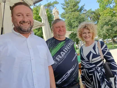 Dočekali su za Marija Jungić i Igor Brajdić/Foto: Slavica Trgovac Martan