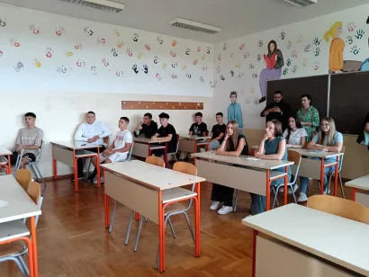 1.c Ekonomske i birotehničke škole Bjelovar/Foto: Slavica Trgovac Martan